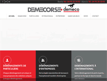 Tablet Screenshot of demecorse.com